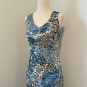 Y2K Paisley Asymmetrical Dress by Candy Rocket Size S